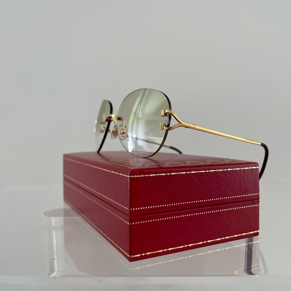 Cartier Glasses Gold Frame - Picture 3 of 7